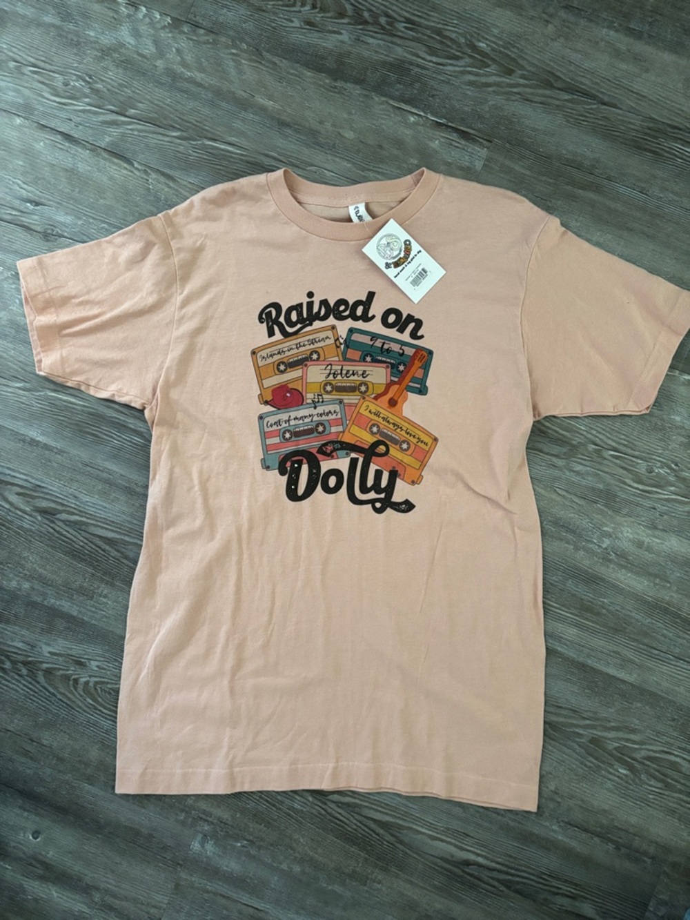 Tultex Raised on Dolly' Graphic Tee